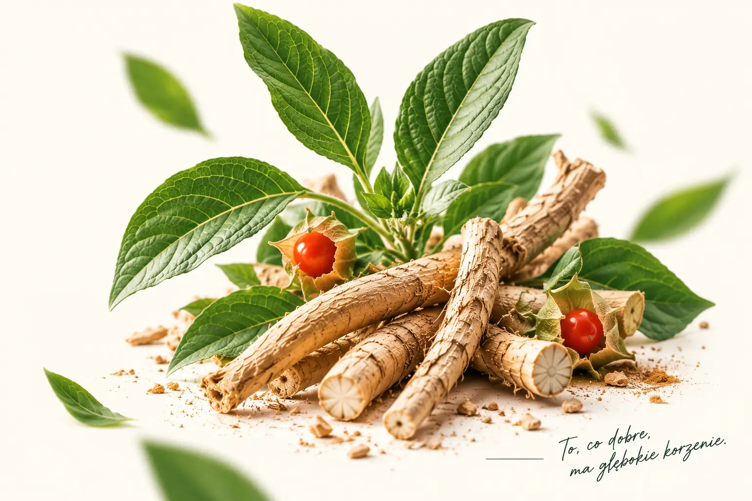 Ashwagandha – korzeń, liście i owoce